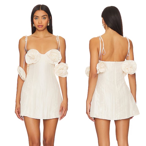 For Love & Lemons | NWT! Kali Mini Dress Size: Small - Picture 3 of 11